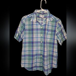 7/36. Cabin Creek Multicolor Plaid Button Down Shirt